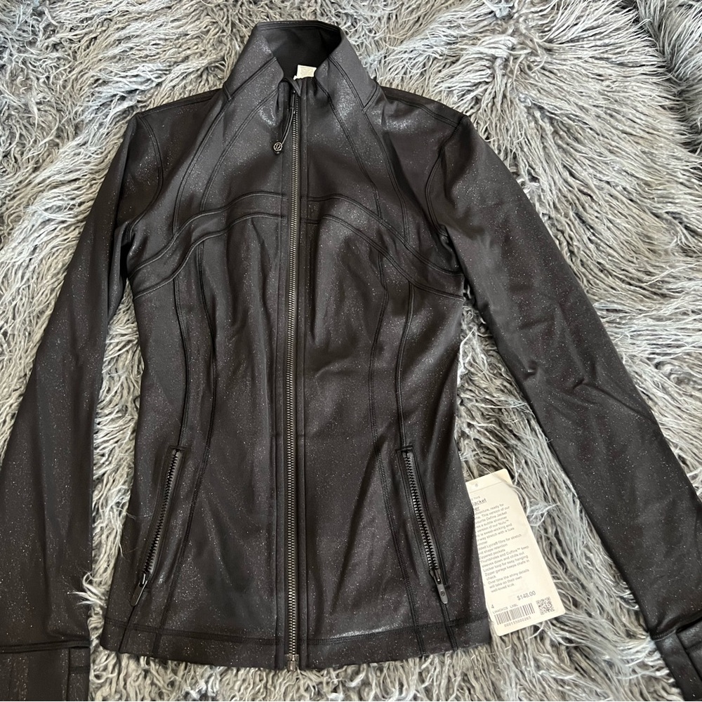 Women's LuLulemon Define Black  sparkle Jacket